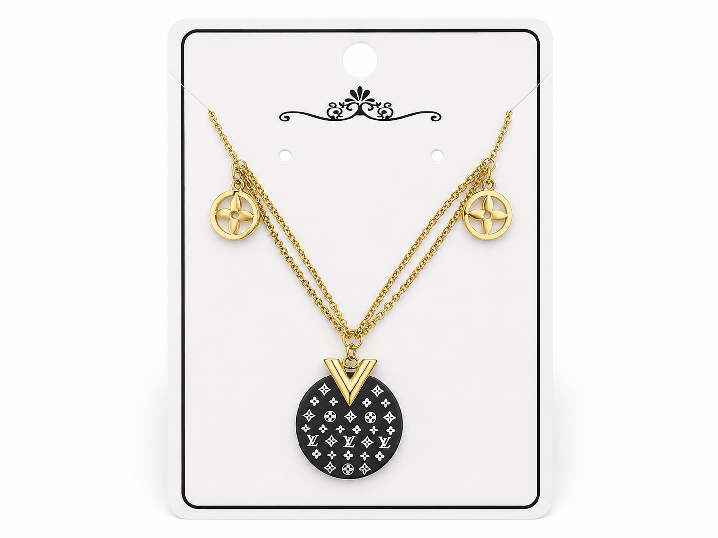 Gargantilla Dorado Vancleff acero