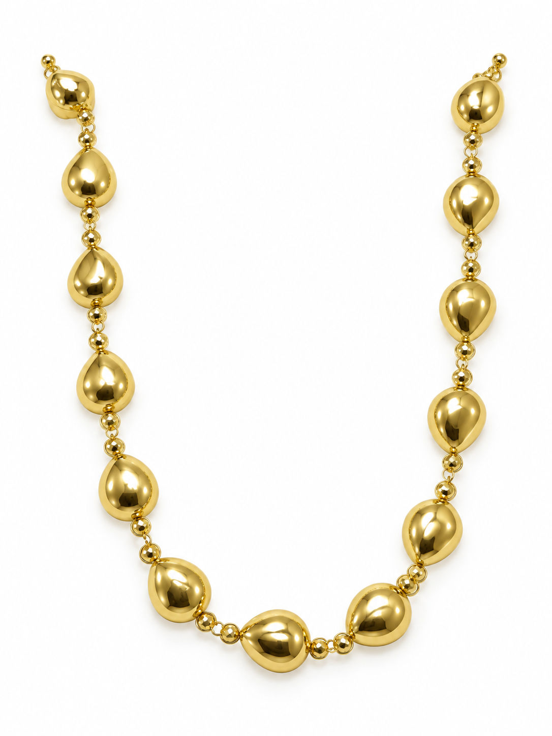 Corbatero Forma de gota oro laminado