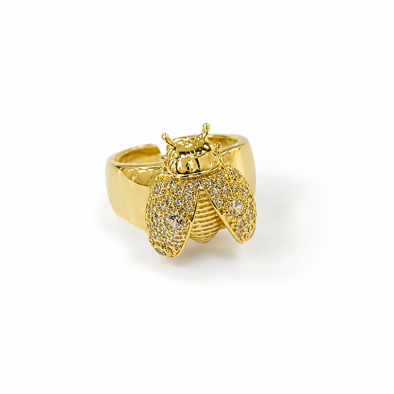 Anillo Catarina  oro laminado
