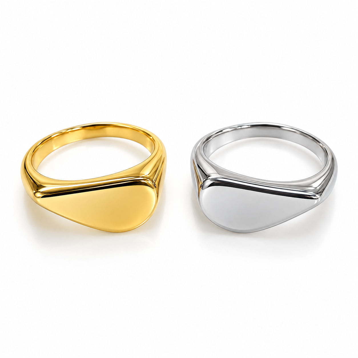 Anillo Forma corazón  acero